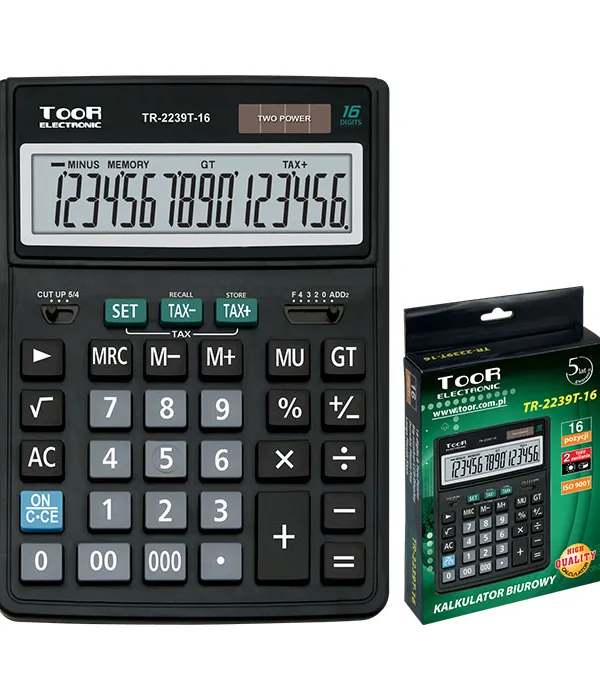 Prece Kalkulators Toor TR-2239T 16 ciparu displejs Attēls