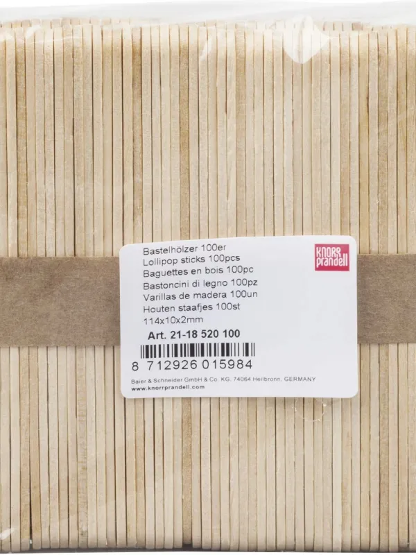 Prece Kociņš saldējuma 11.3cm, 100gab. Attēls