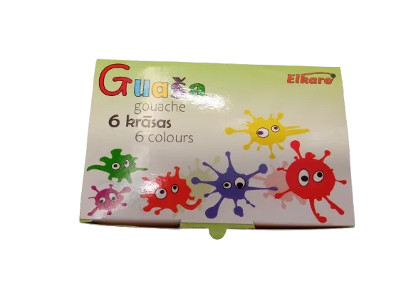 Prece Guaša krāsa 6kr. Attēls