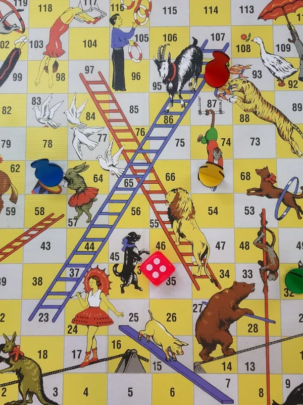 Prece Spēle CIRKS 65x65cm ar met.kauliņu un figūrām Attēls