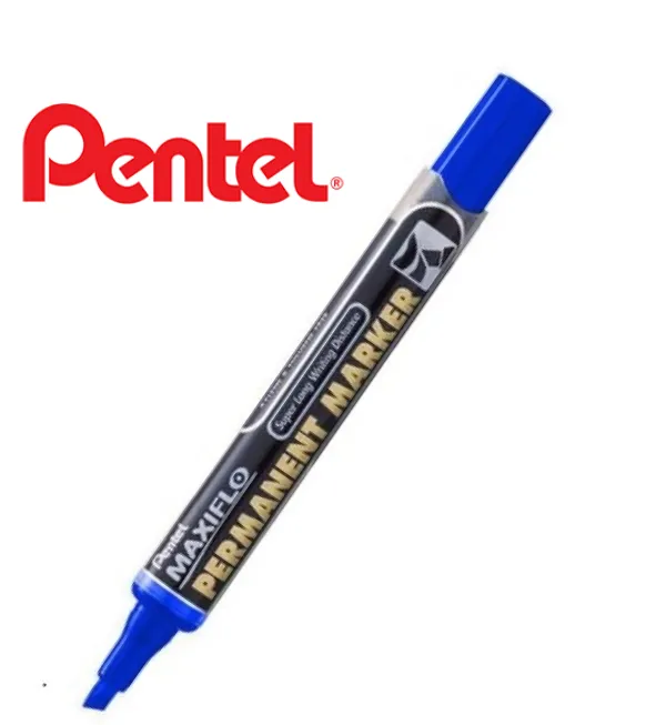 Prece Permanentais marķieris Pentel MAXIFLO NLF60-C, zils Attēls