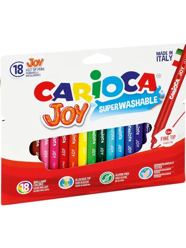 Prece Flomasteri CARIOCA Joy, 18 krāsas Attēls