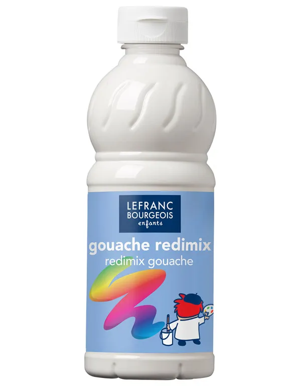 Prece Guaša krāsa Redimix 500ml 001 white Attēls