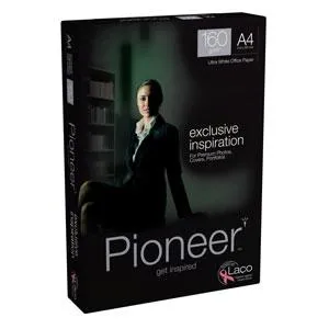 Prece Papīrs balts A4 PIONEER 160g/m2 250 loksnes Attēls
