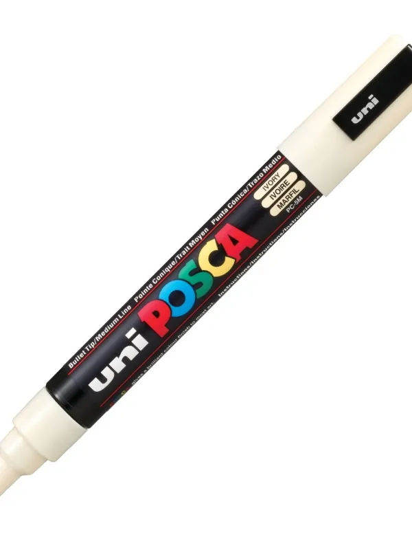 Prece Marķieris uz ūdens bāzes uni POSCA PC-5M, ziloņkaula kr (46) Attēls